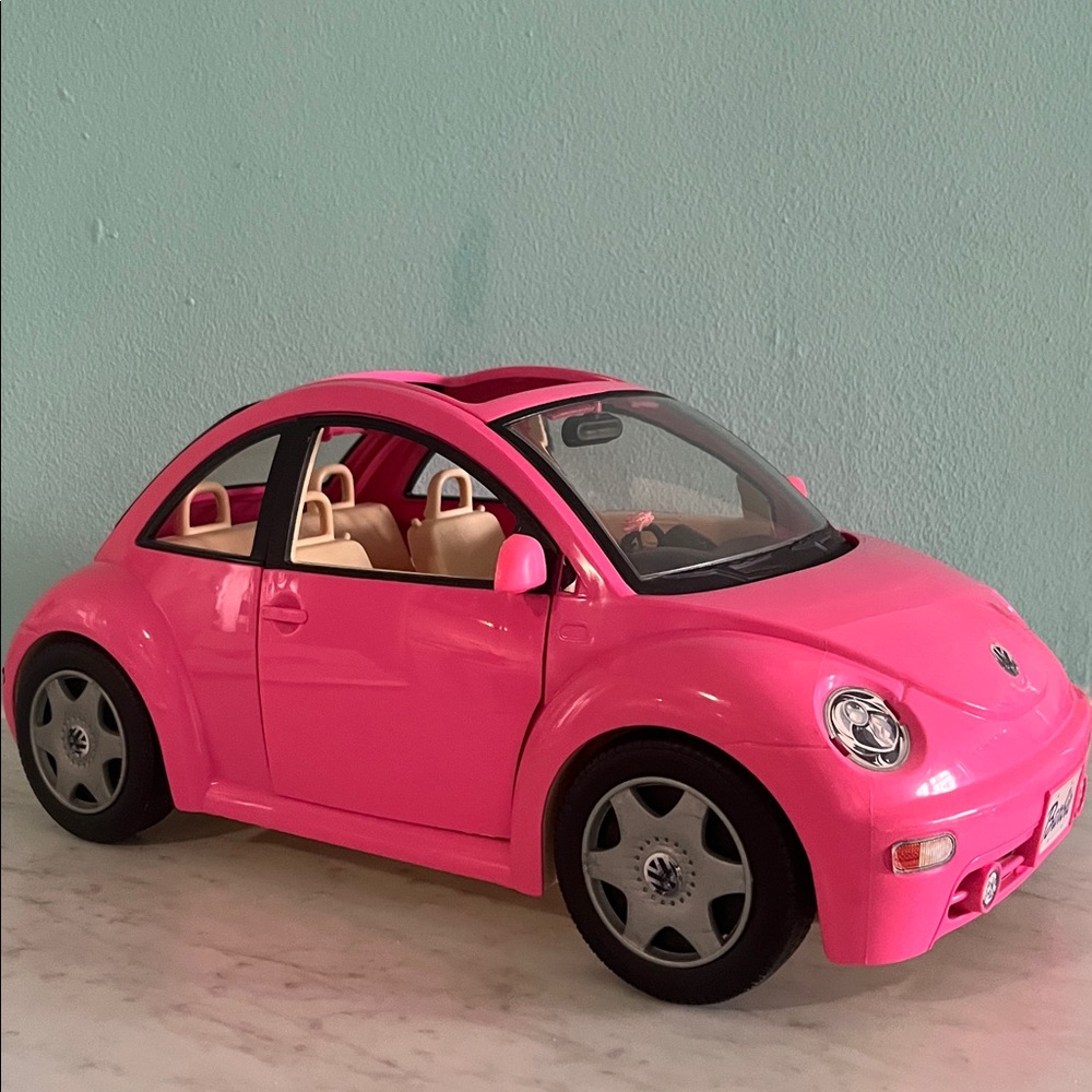 Barbie Volkswagen Beetle Pink Car 2000 Y2K Vintage
